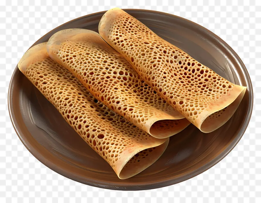 Comida Africana，Crepes Enrolados PNG