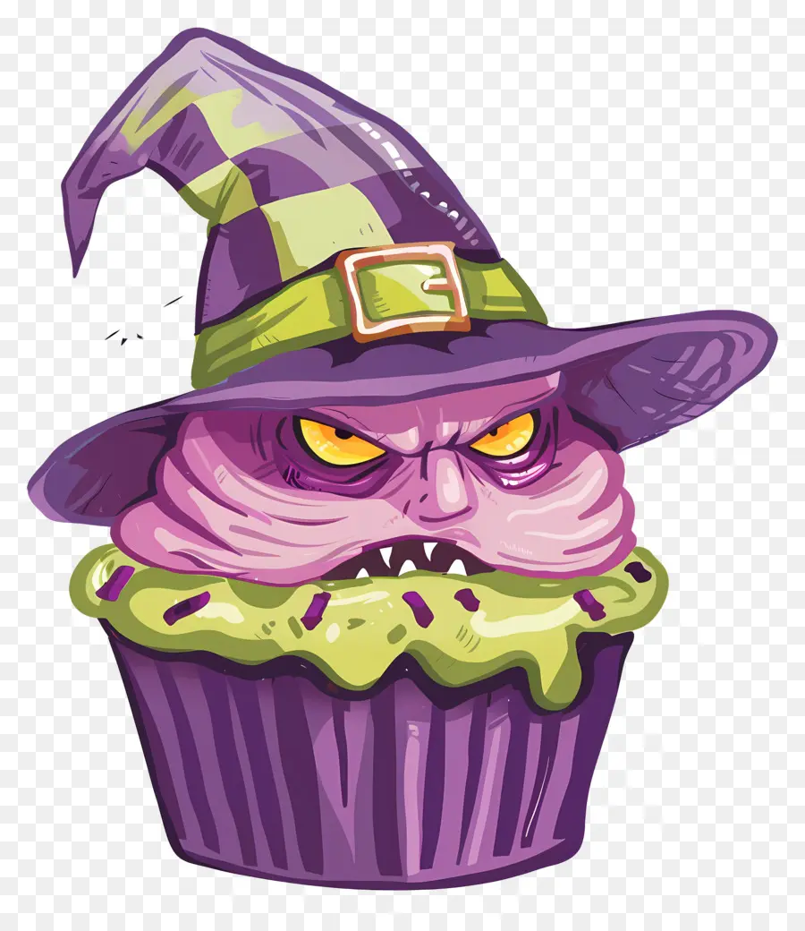 Bolinho De Halloween，Bolinho De Bruxa PNG