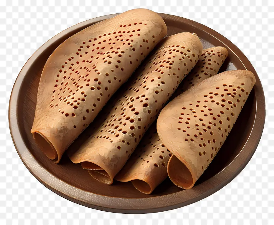 Comida Africana，Crepes Enrolados PNG