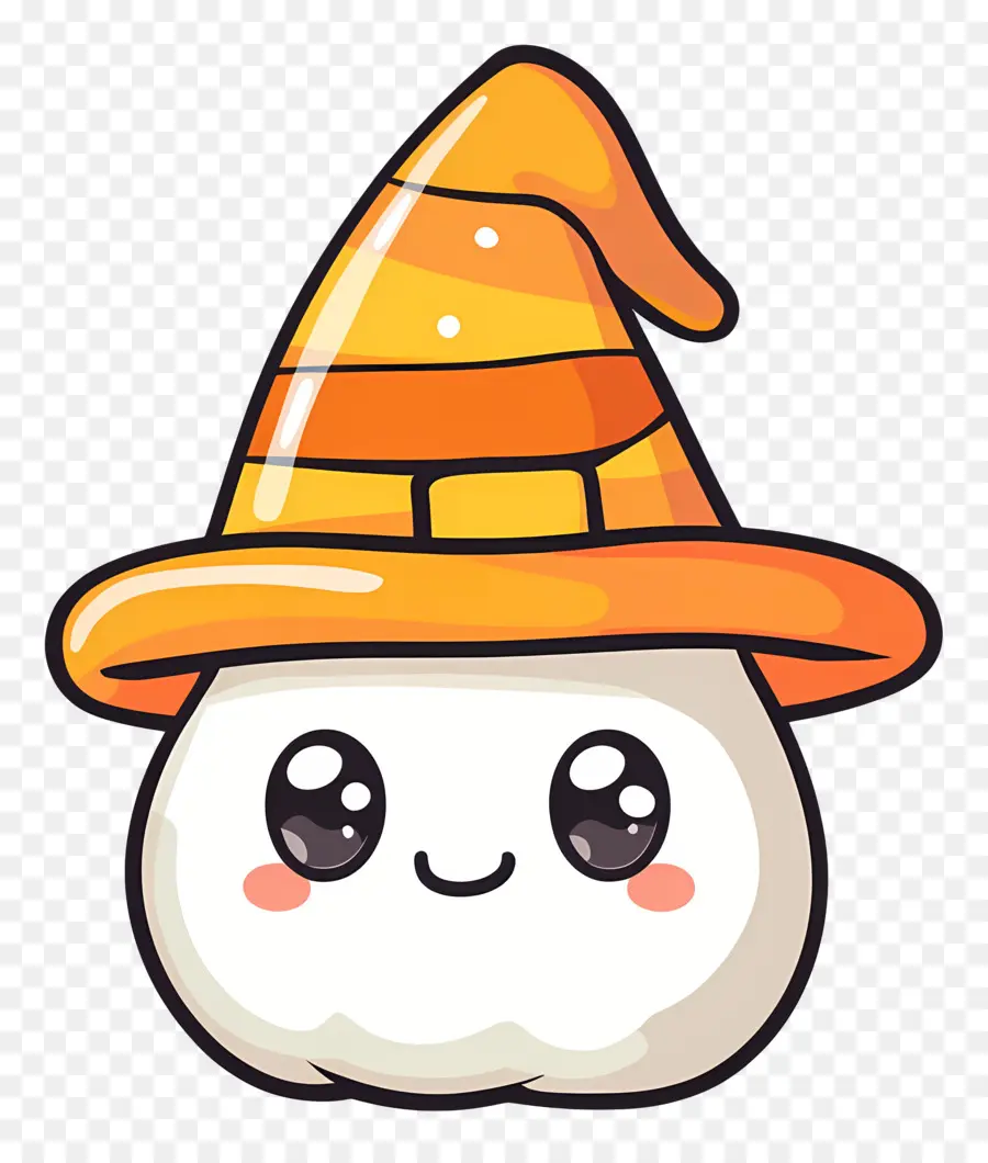 Chapéu De Halloween，Fantasma Fofo PNG