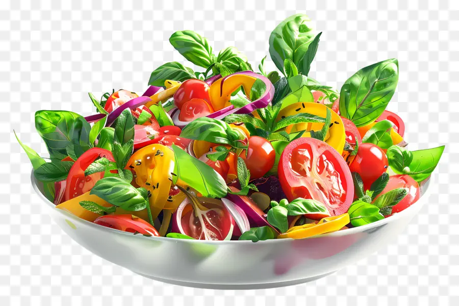 Salada Fresca，Salada Colorida PNG