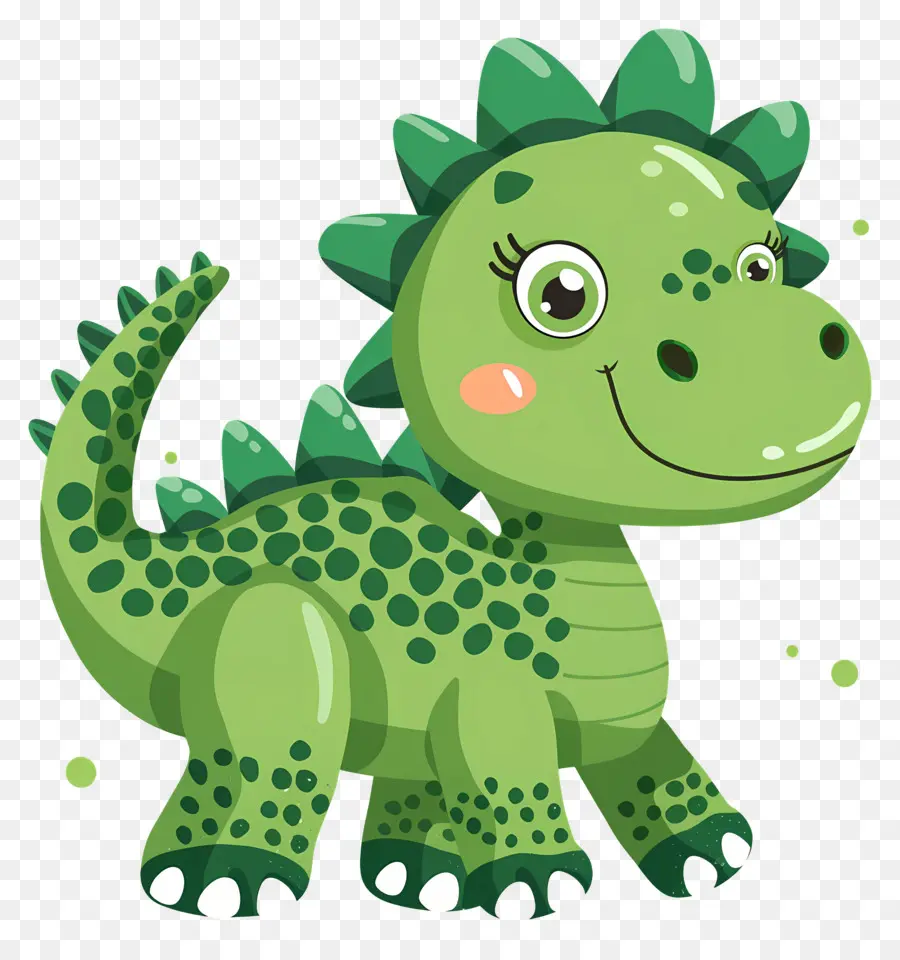 Dinossauro Dos Desenhos Animados，Dinossauro Verde PNG