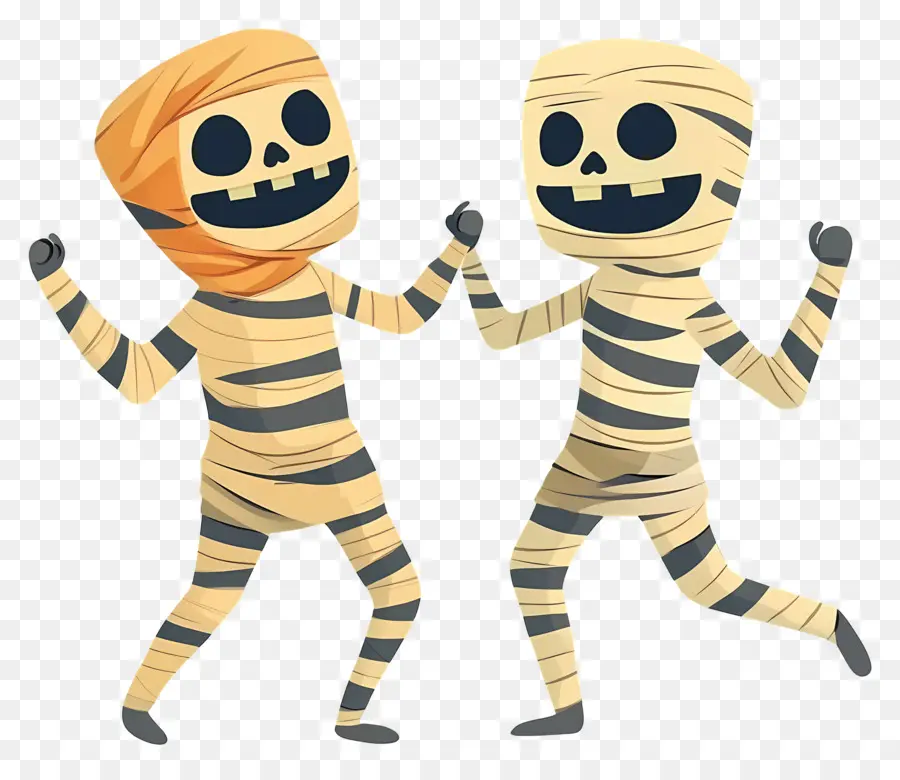 Múmia De Halloween，Múmias Dançantes PNG