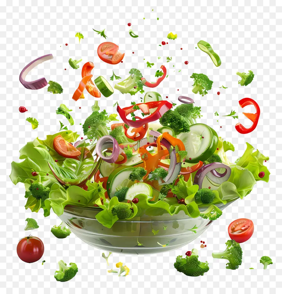 Salada Fresca，Salada De Folhas PNG