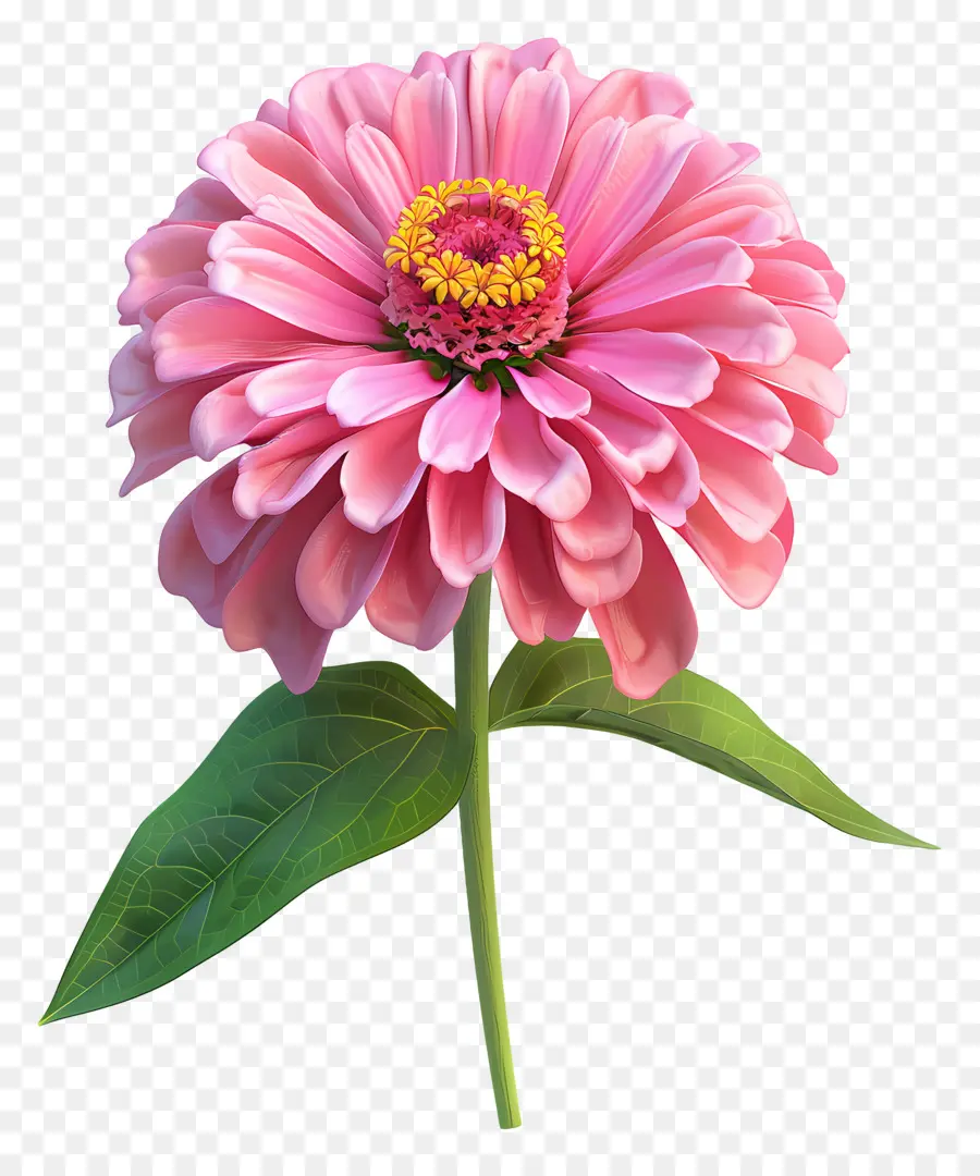 Flor 3d，Flor Branca E Rosa PNG