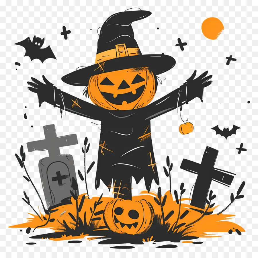 Espantalho De Halloween，Espantalho PNG