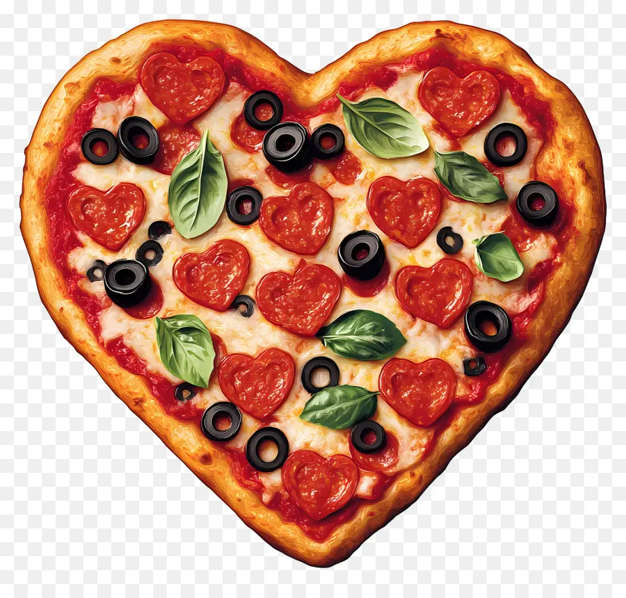 Pizza Coração，Tomate PNG