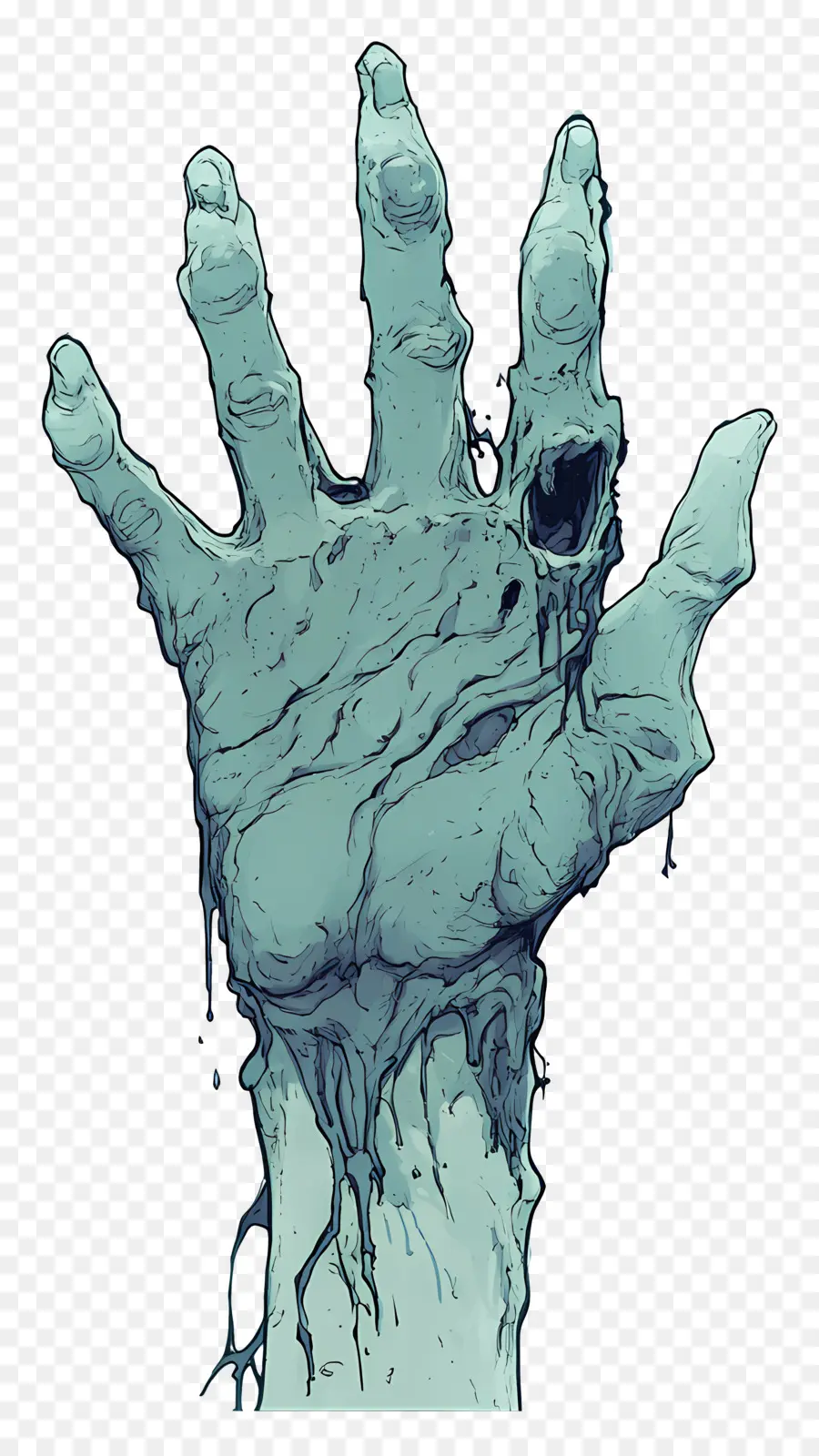 Mão De Zumbi，Mão Zumbi PNG