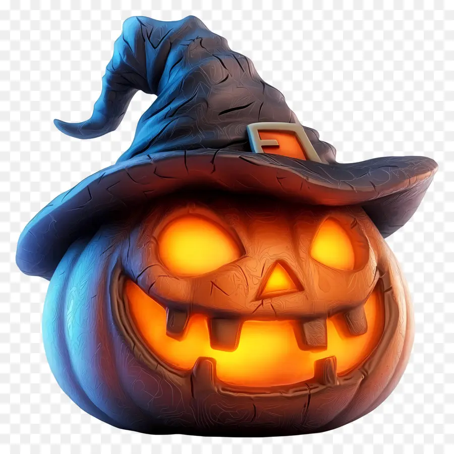 Chapéu De Halloween，Jack O' Lanterna PNG