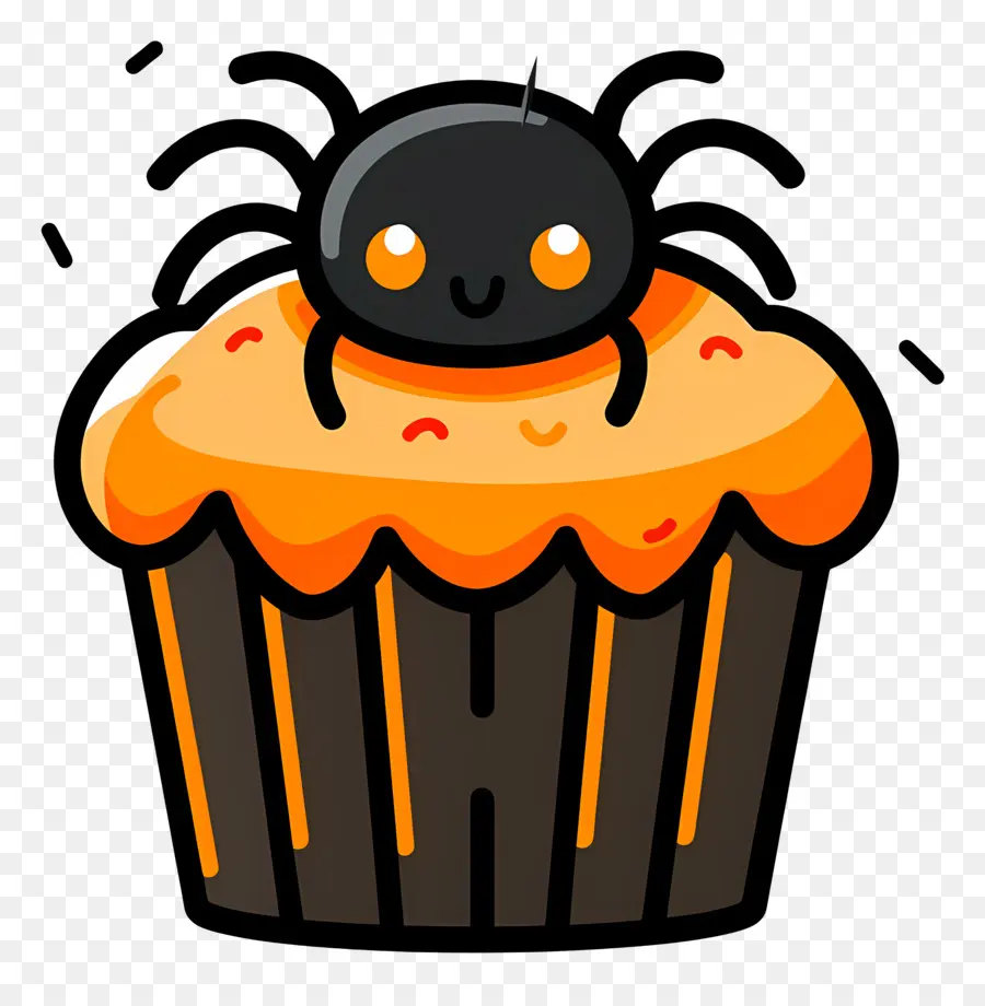 Bolinho De Halloween，Bolinho Aranha PNG