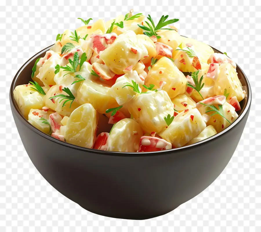 Salada De Batata，Tigela PNG