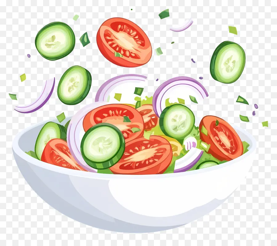 Salada Fresca，Salada Colorida PNG