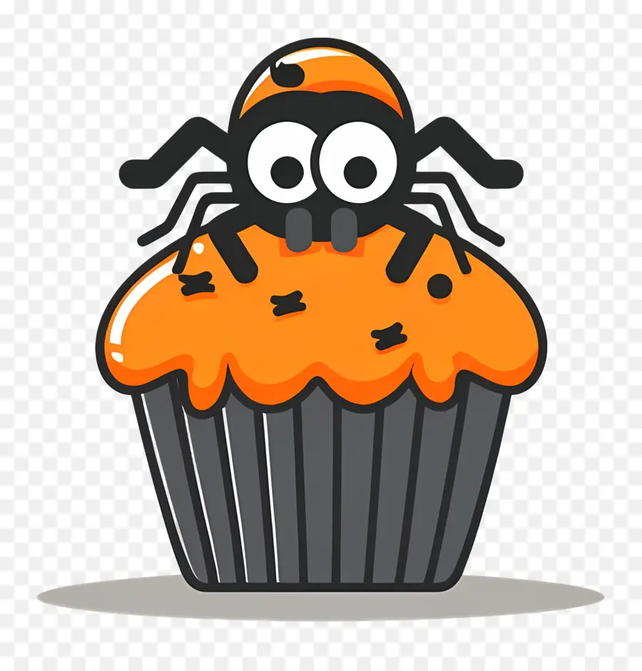 Bolinho De Halloween，Bolinho Aranha PNG