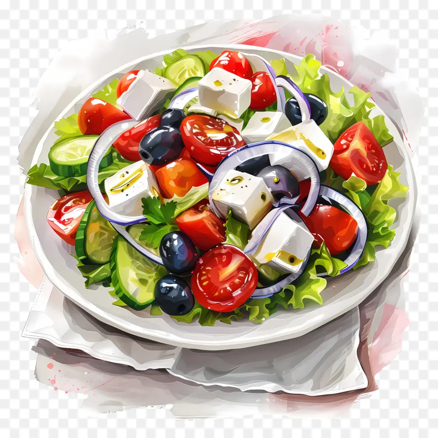 Salada Grega，Salada PNG