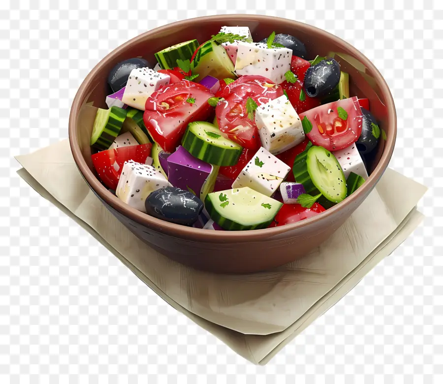 Salada Grega，Salada PNG