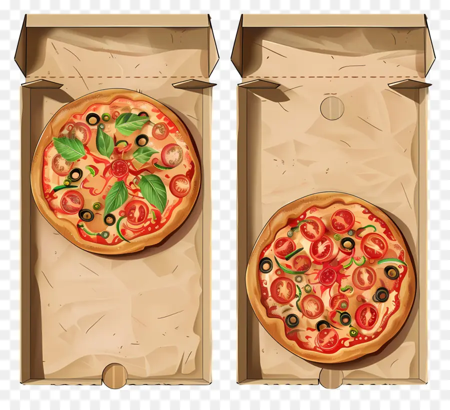 Caixa De Pizza，Pizza PNG