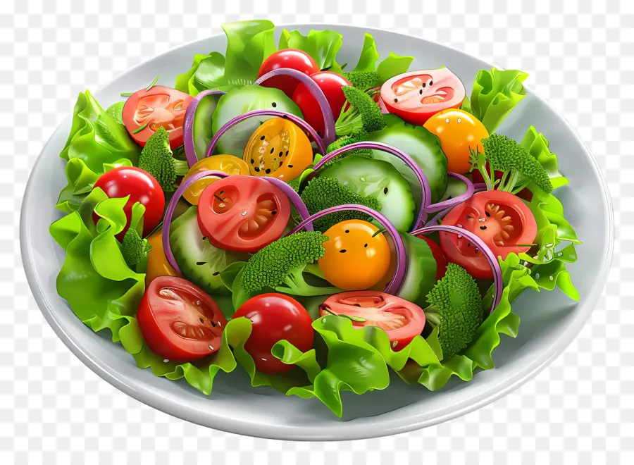 Salada Saudável，Salada Mista PNG