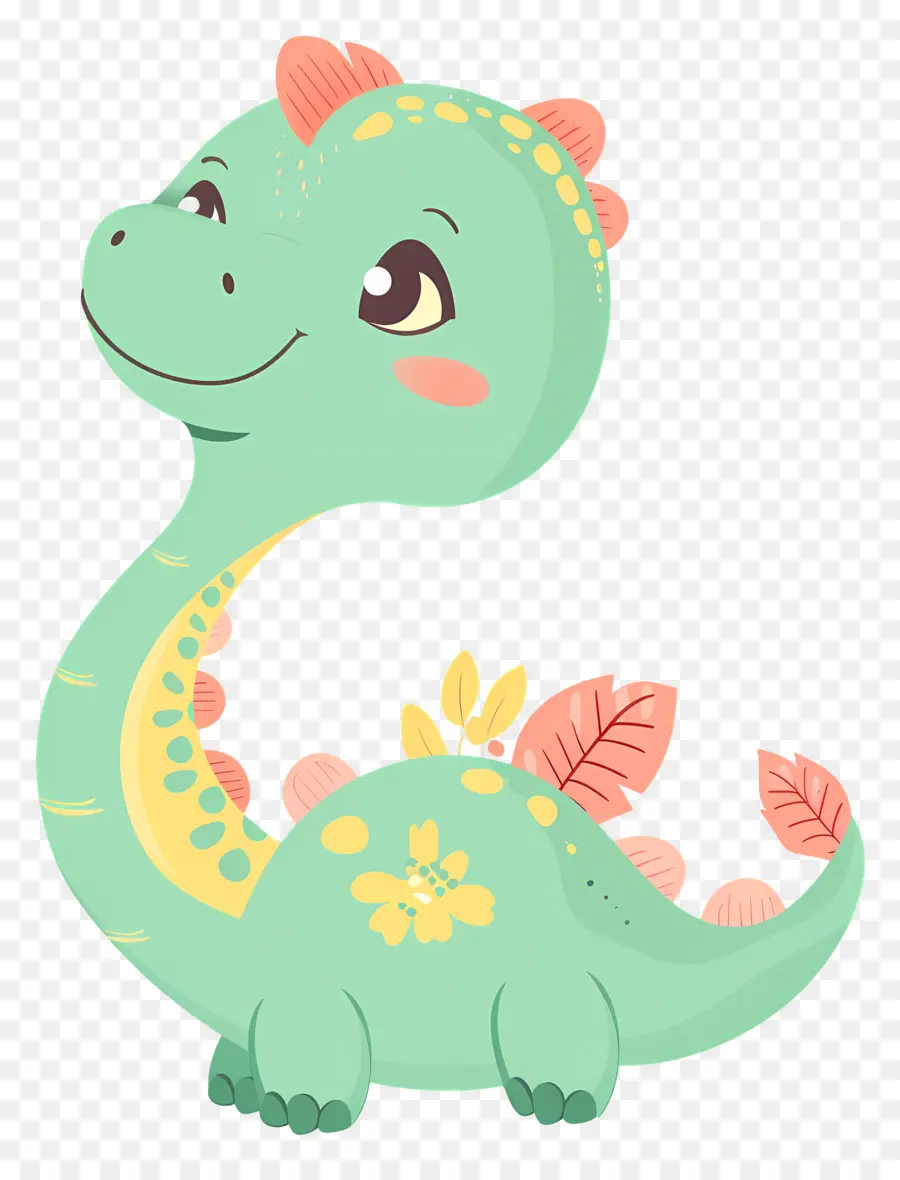 Dinossauro Dos Desenhos Animados，Dinossauro Verde PNG