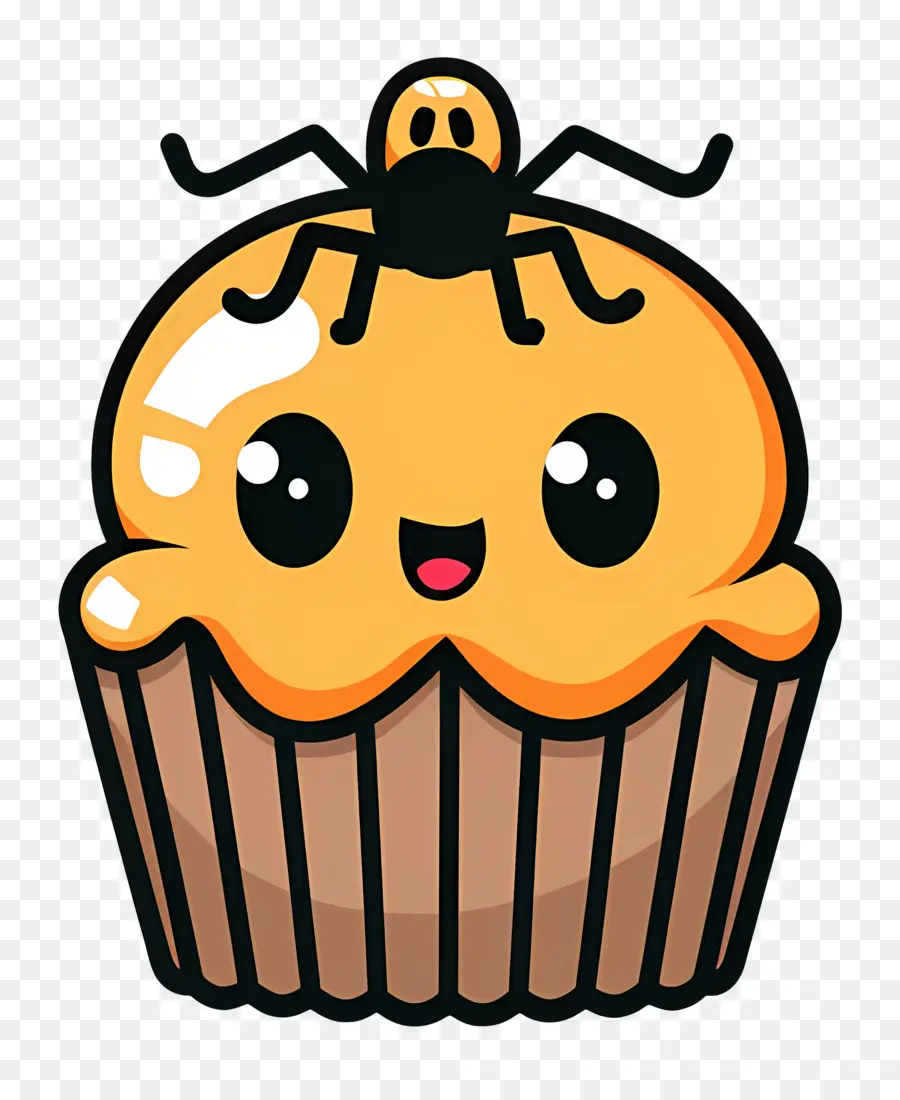 Bolinho De Halloween，Bolinho Aranha PNG