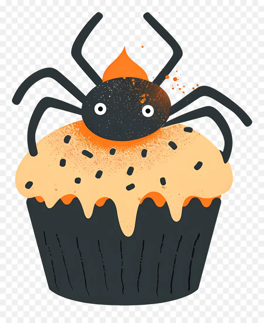 Bolinho De Halloween，Bolinho Aranha PNG