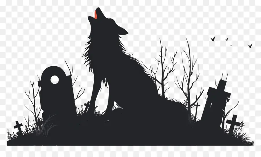 Lobo Uivando，Lobo Uivante PNG