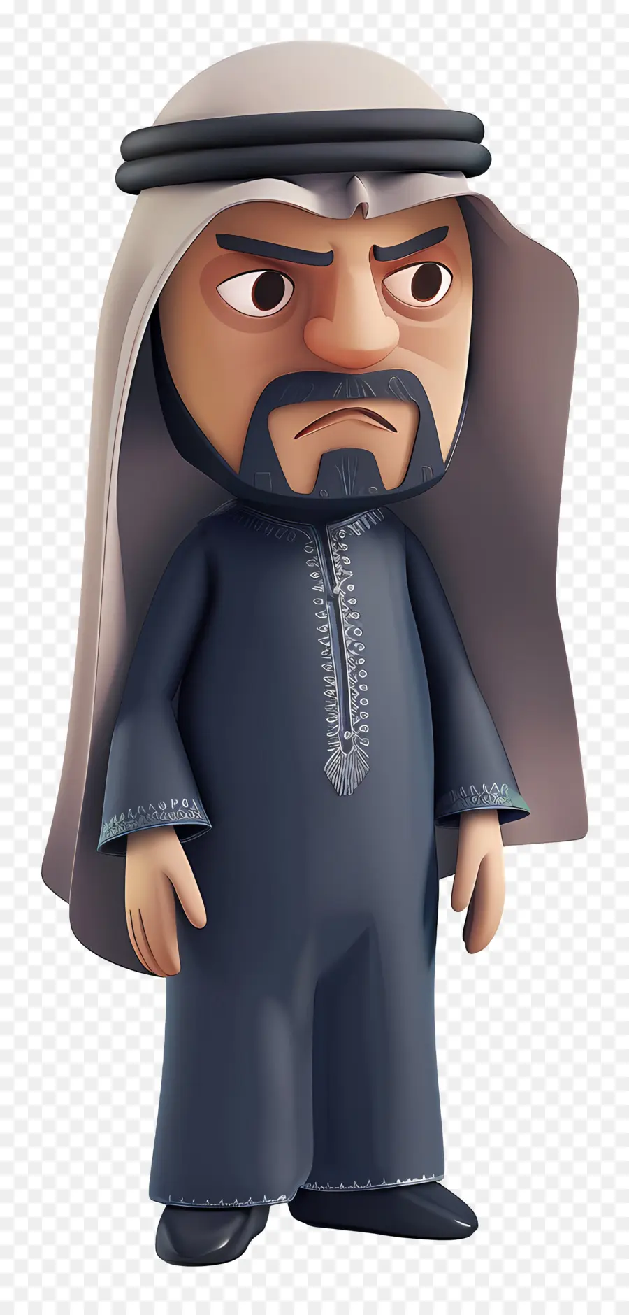 Empresário Árabe Saudita，Homem De Desenho Animado Em Traje Tradicional PNG