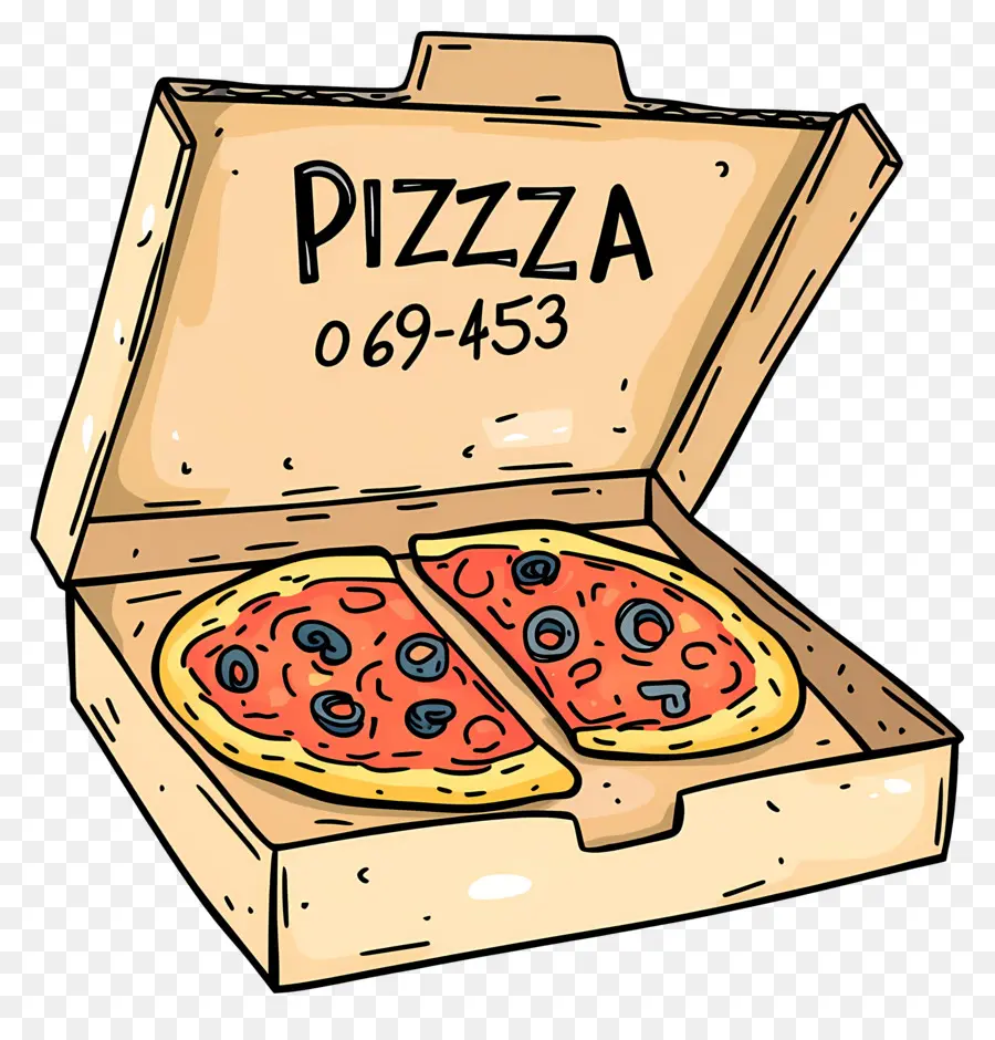 Caixa De Pizza，Pizza PNG