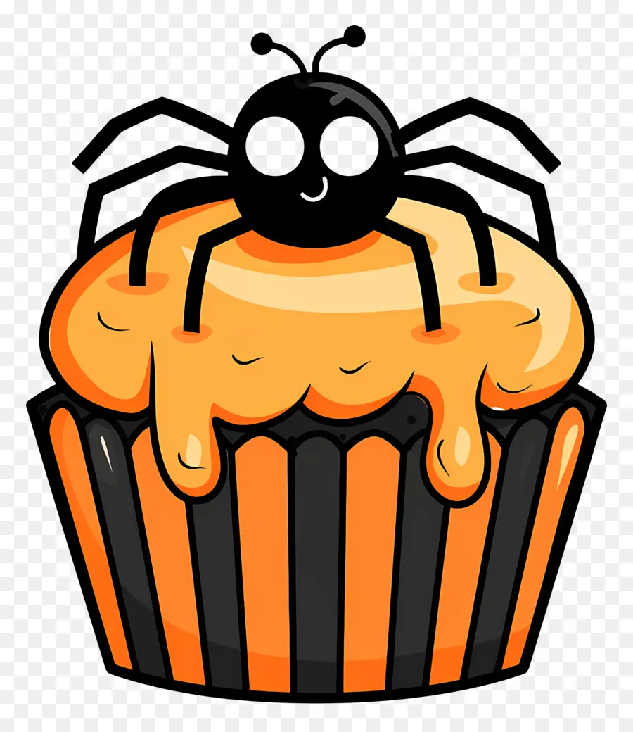 Bolinho De Halloween，Bolinho Aranha PNG