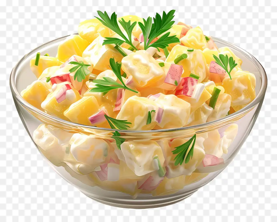 Salada De Batata，Tigela PNG