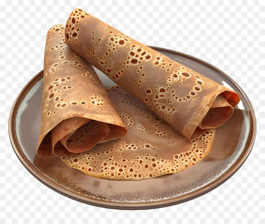 Comida Africana，Crepes Enrolados PNG