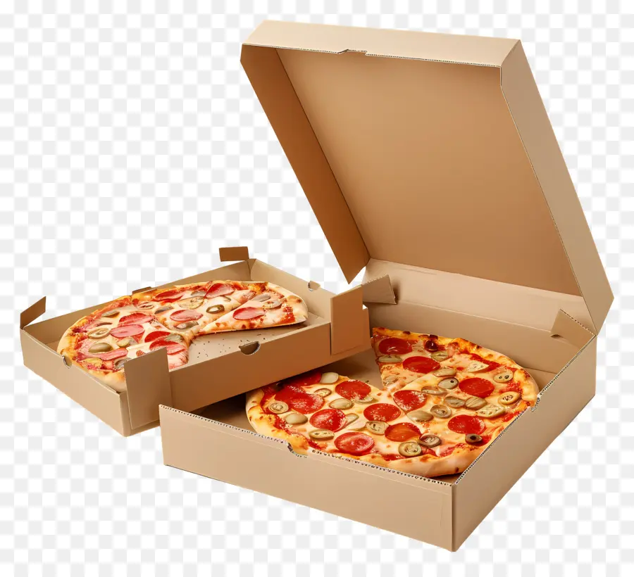 Caixa De Pizza，Pizza Na Caixa PNG