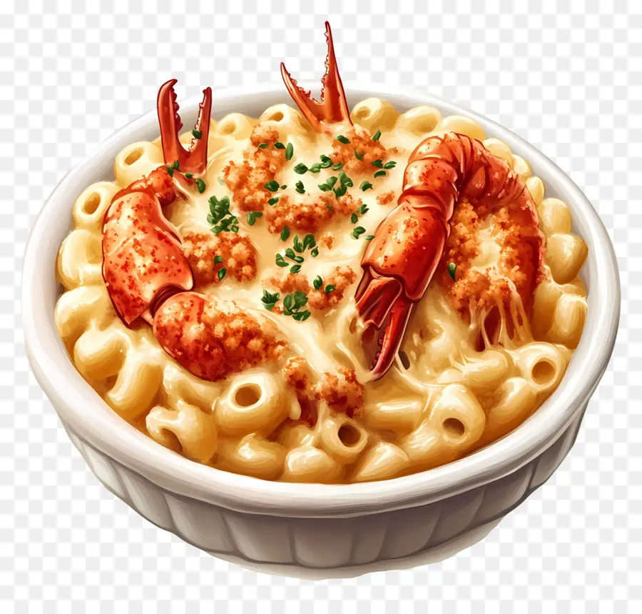 Prato De Lagosta，Lagosta Mac Com Queijo PNG