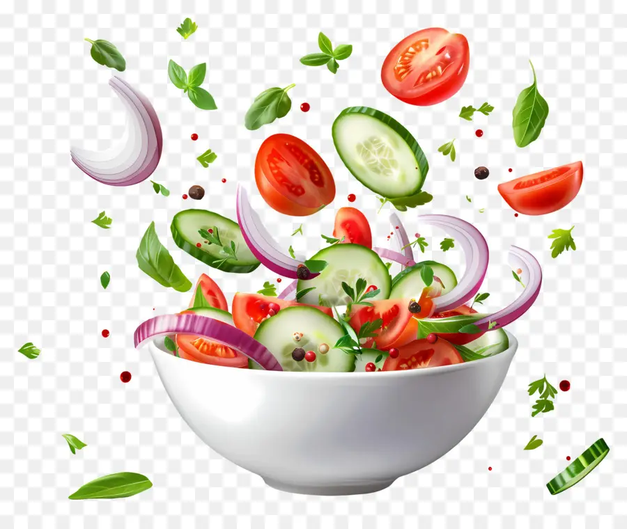 Salada Fresca，Salada De Folhas PNG