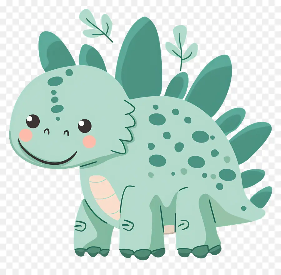 Dinossauro Dos Desenhos Animados，Dinossauro Verde PNG