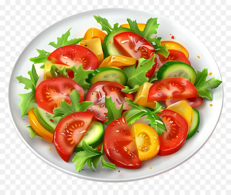 Salada Fresca，Salada Colorida PNG