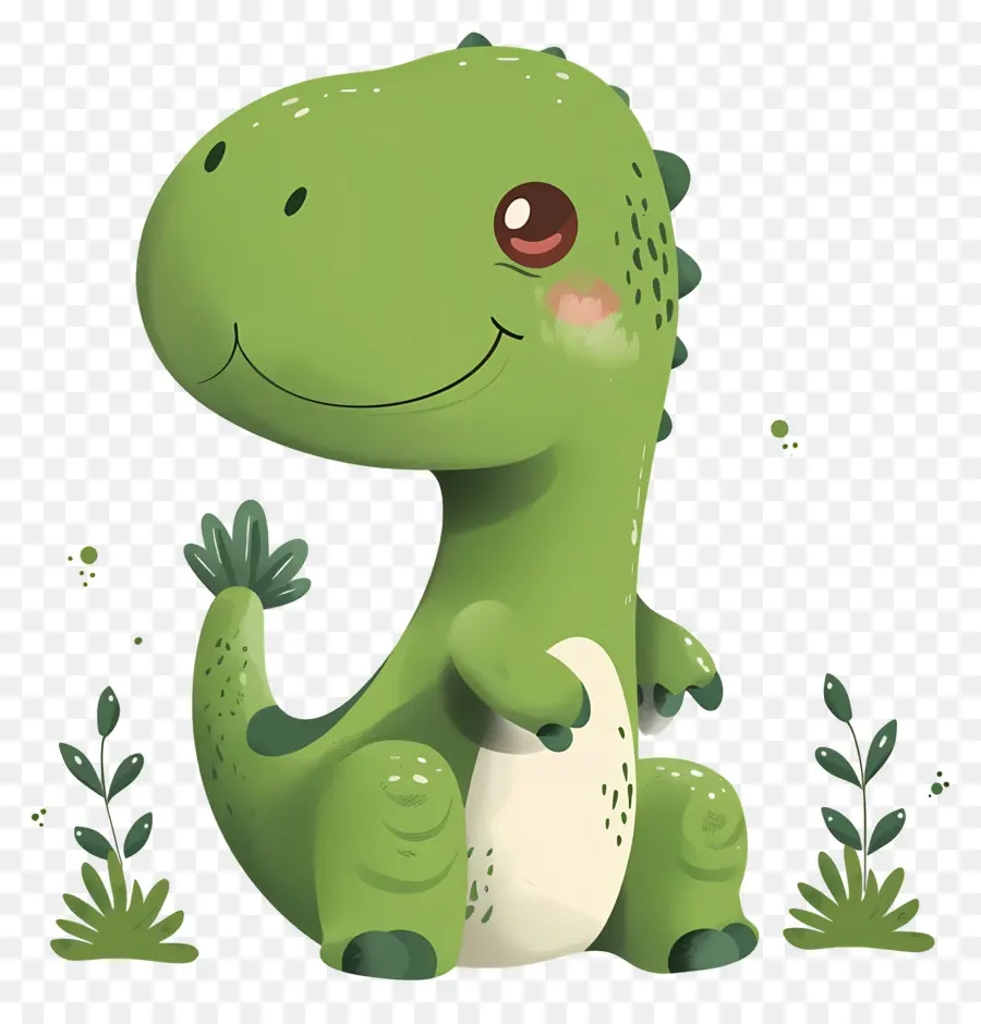 Dinossauro Dos Desenhos Animados，Dinossauro Verde PNG