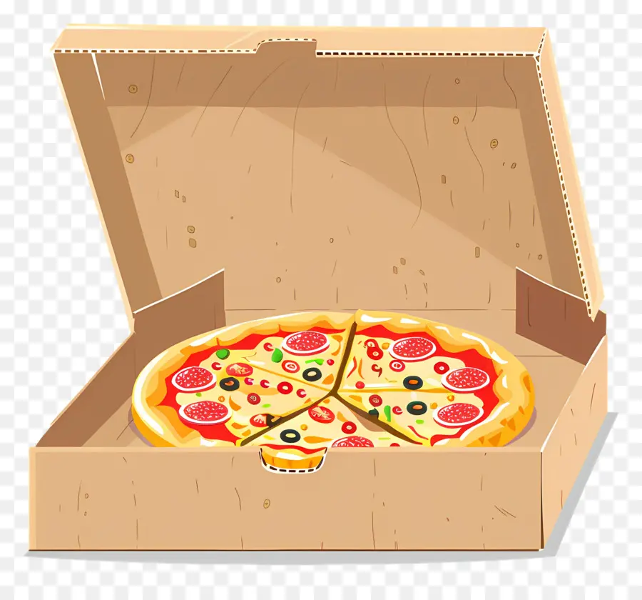 Caixa De Pizza，Pizza PNG