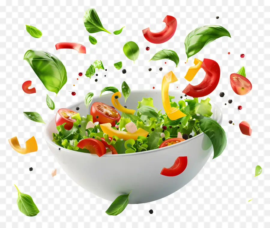 Salada Fresca，Salada De Folhas PNG