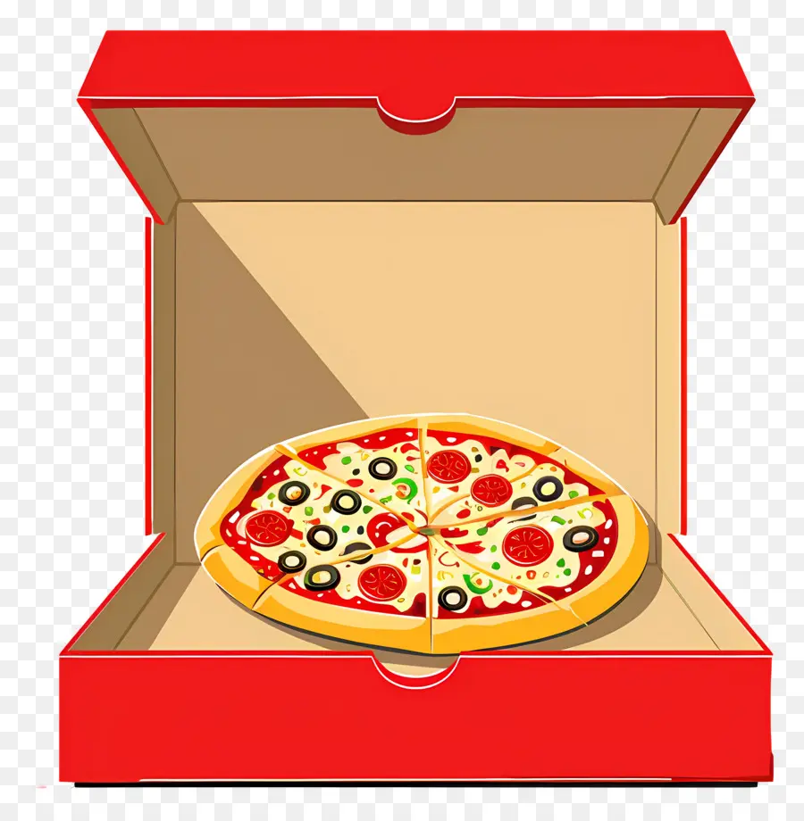 Caixa De Pizza，Pizza PNG