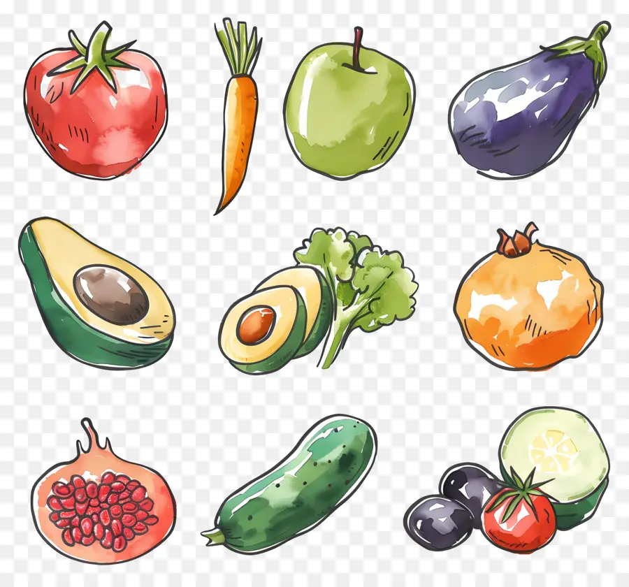 Legumes E Frutas，Frutas E Legumes PNG