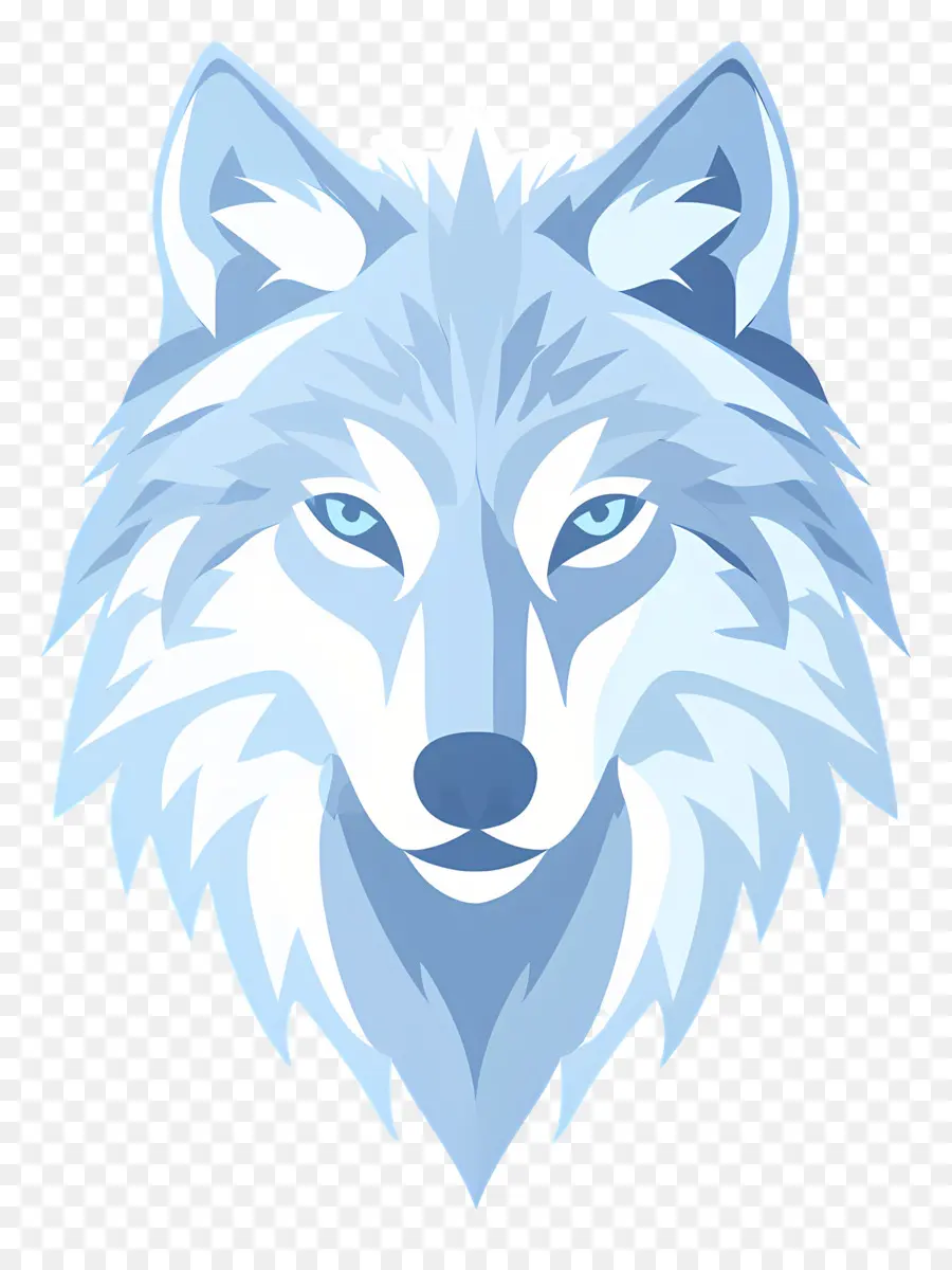 Cabeça De Lobo，Lobo Azul Dos Desenhos Animados PNG