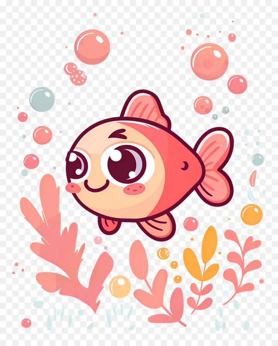 Desenho De Peixe，Peixe Rosa PNG