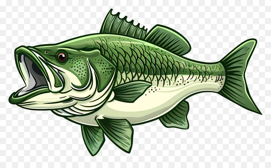 Peixe Robalo，Peixe De Desenho Animado PNG