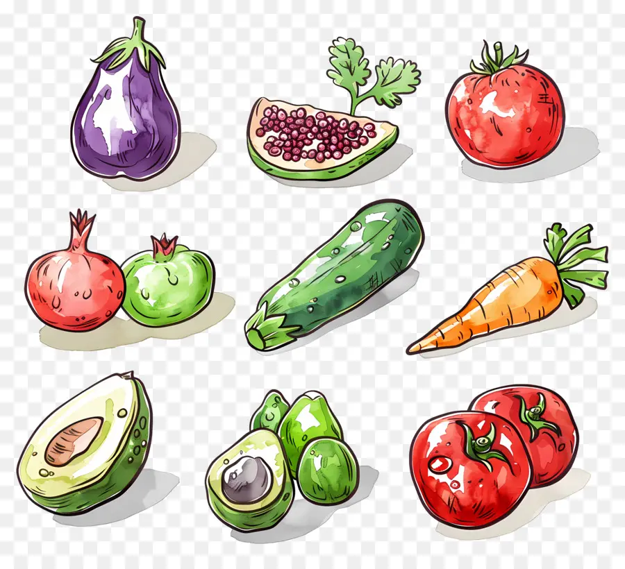 Legumes E Frutas，Frutas E Legumes PNG