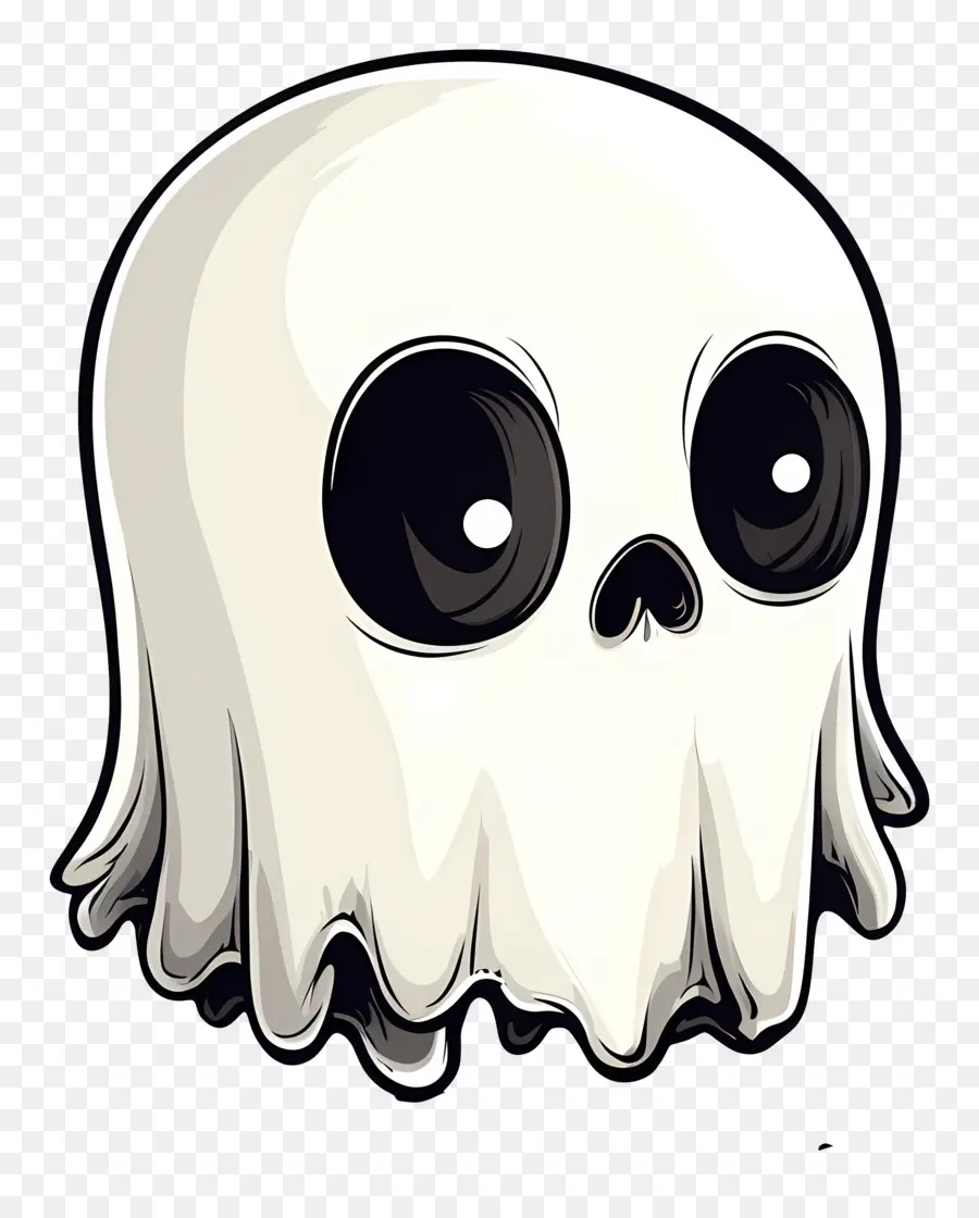 Fantasma De Desenho Animado，Caveira De Desenho Animado PNG