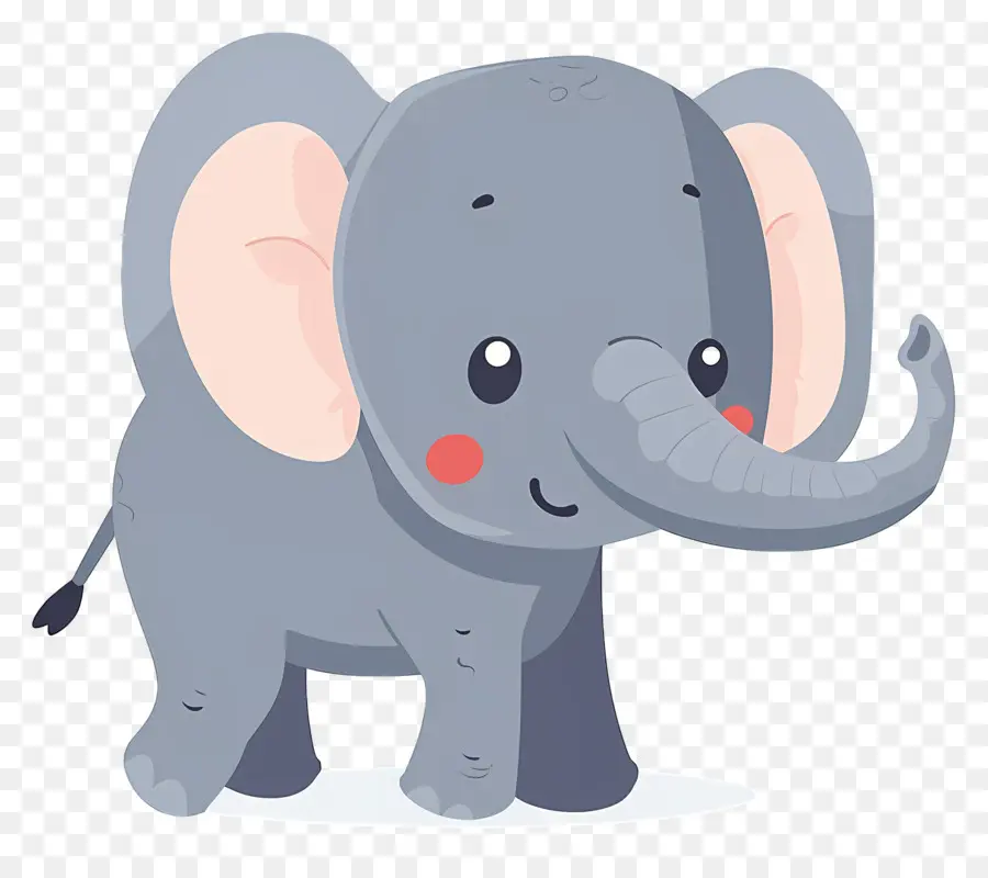 Elefante Fofo，Elefante Azul PNG