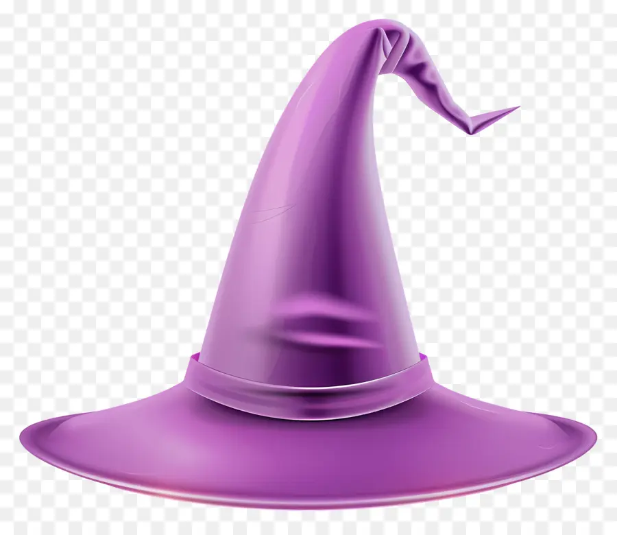 Boné De Halloween，Chapéu De Bruxa Roxo PNG