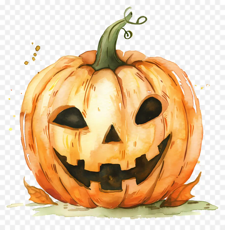 Abóbora Assustadora，Abóbora De Halloween PNG