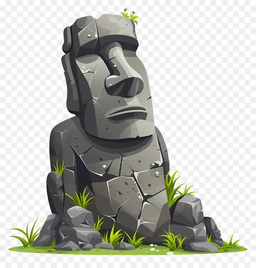 Moai，Estátua De Pedra PNG