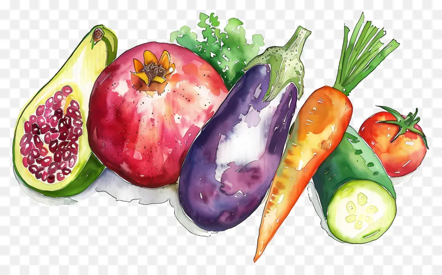 Legumes E Frutas，Vegetais PNG